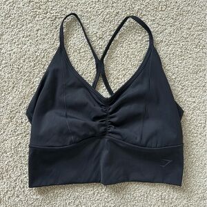 Gymshark Black Long Line Sports Bra